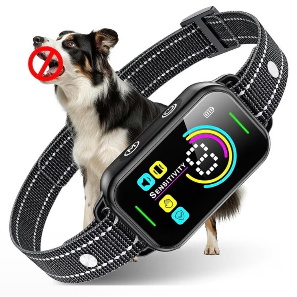 🐶 Smart No-Bark Dog Collar – New with Tags 🖤